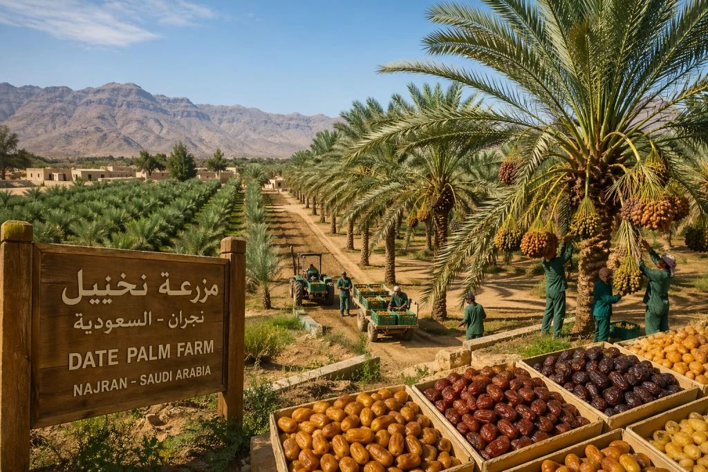 Date Palm Farms in Najran and Qassim: The Heart of Saudi Arabia’s Date Industry
